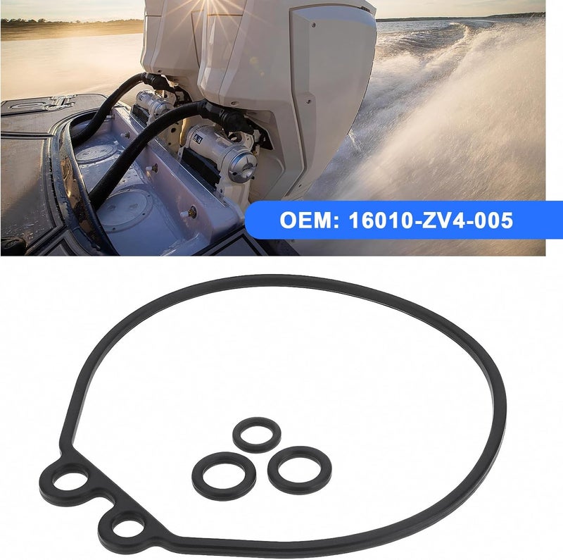 OTOTEC 1 Set Outboard Carburetor Gasket Set 16010-ZV4-005 Compatible with Honda 9.9/15/20/25/30/40/50/75/90 HP - Image 2